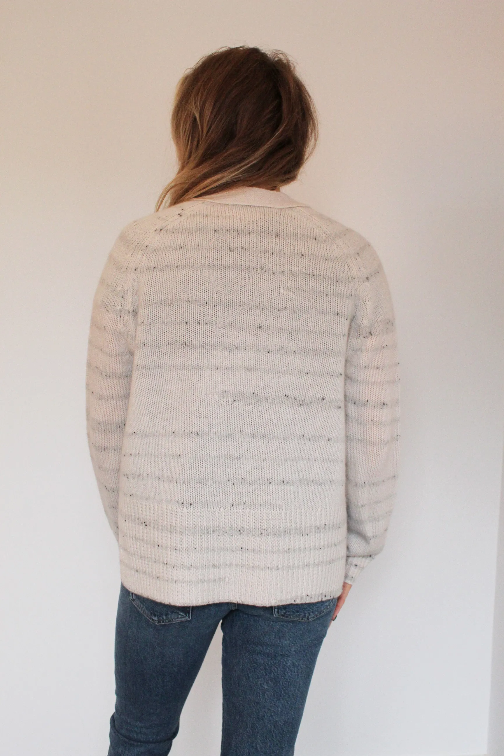 360 Vivianne Cardigan in Alabaster