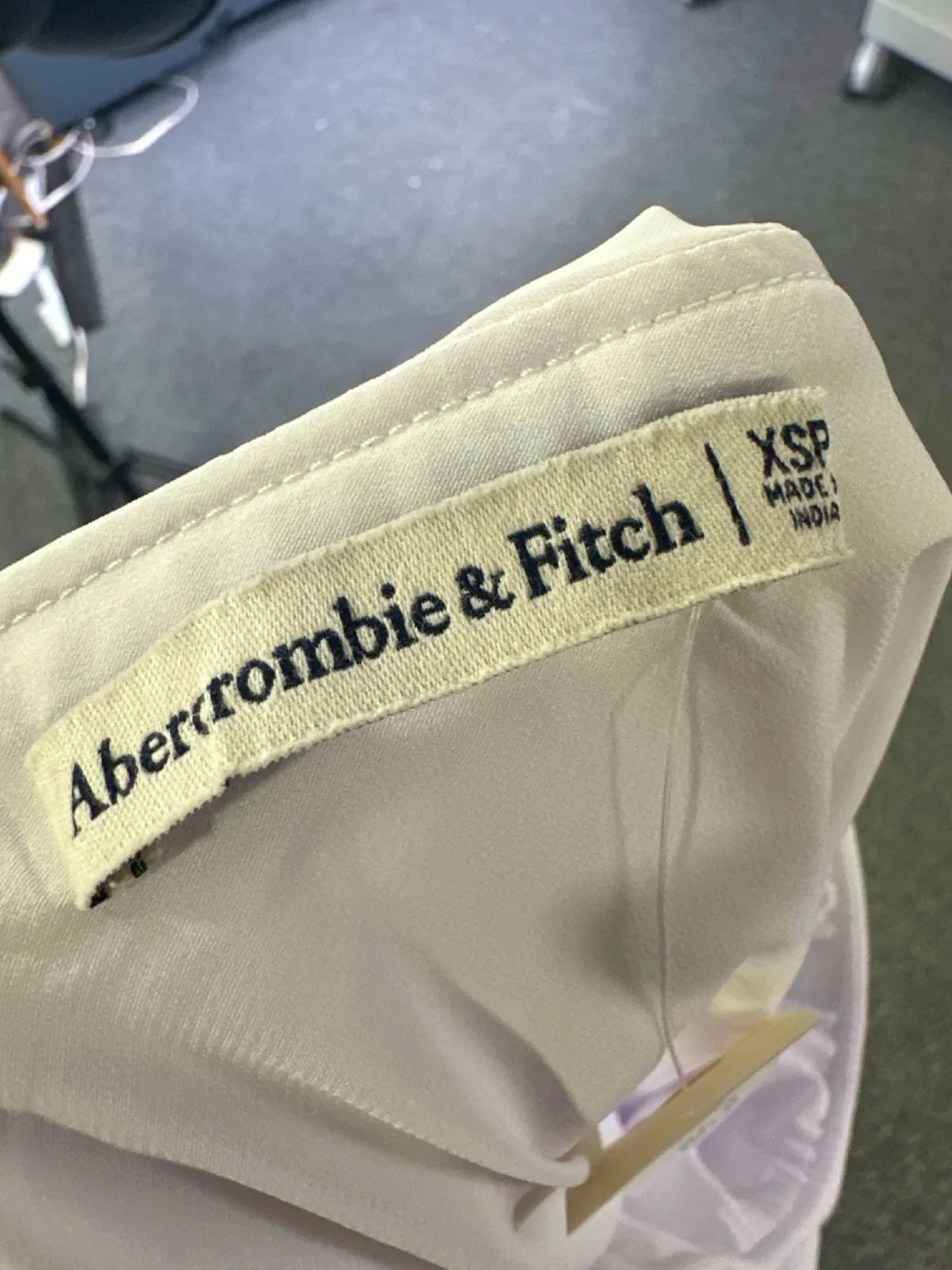 Abercrombie & Fitch White Midi Skirt UK XS