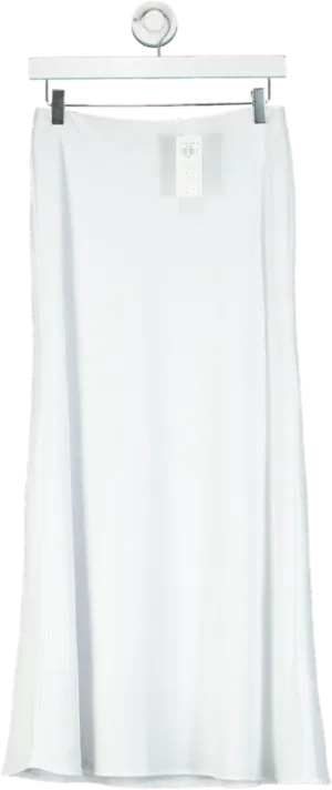 Abercrombie & Fitch White Midi Skirt UK XS