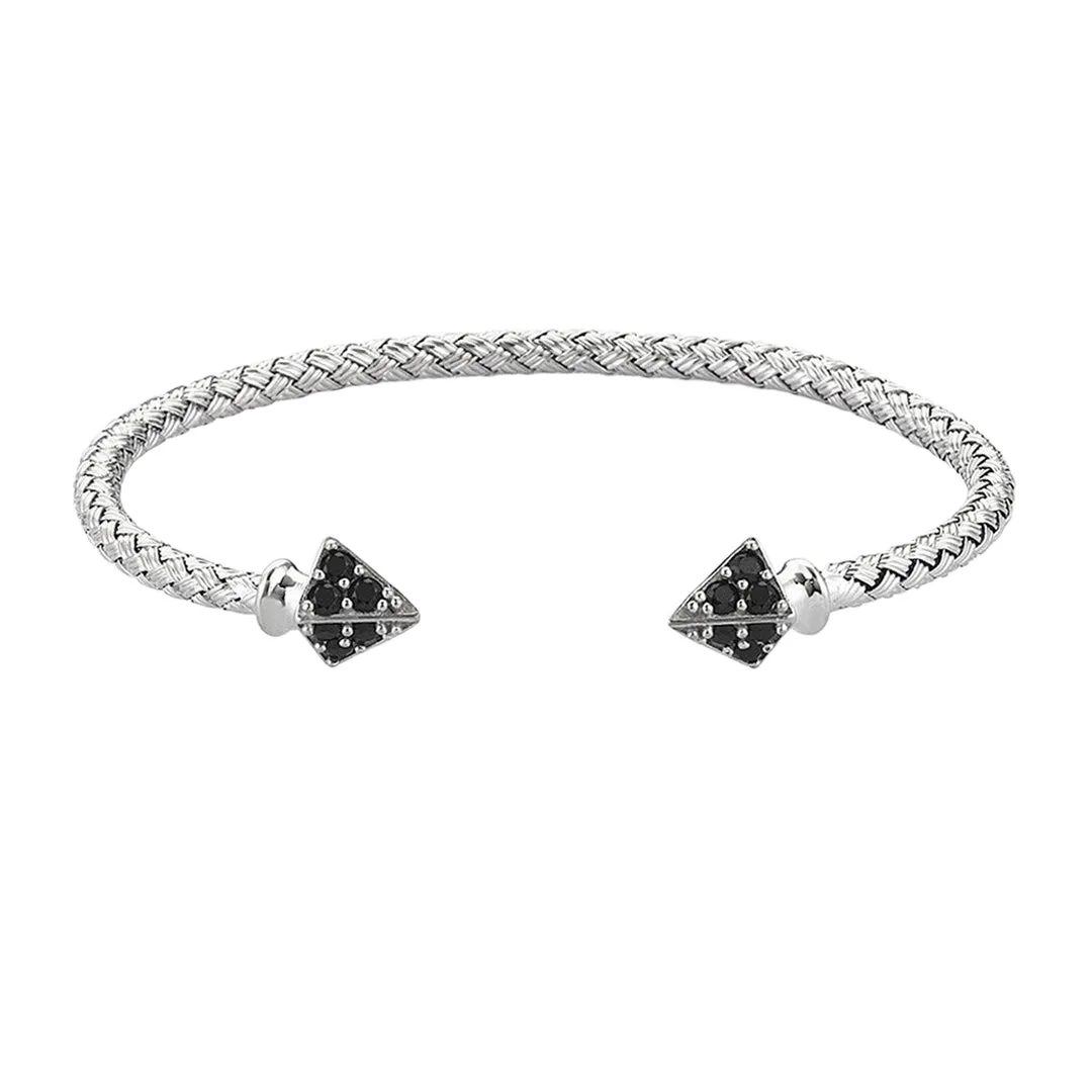 Arrow Cuff Bracelet - Silver