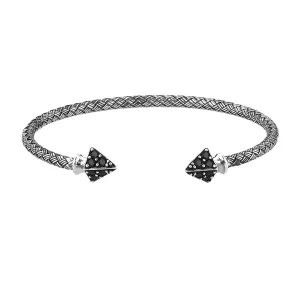 Arrow Cuff Bracelet - Silver