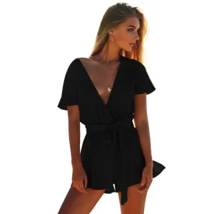 Autumn Short Sleeve Romper