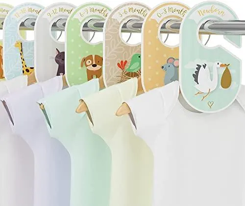 Baby Wardrobe Dividers - 18 x Closet Organiser Hangers