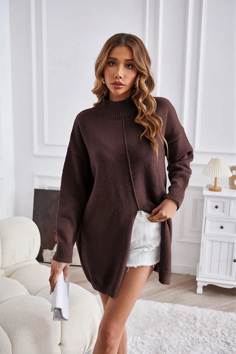 Beatrice Split Pullover Knitwear Jumper