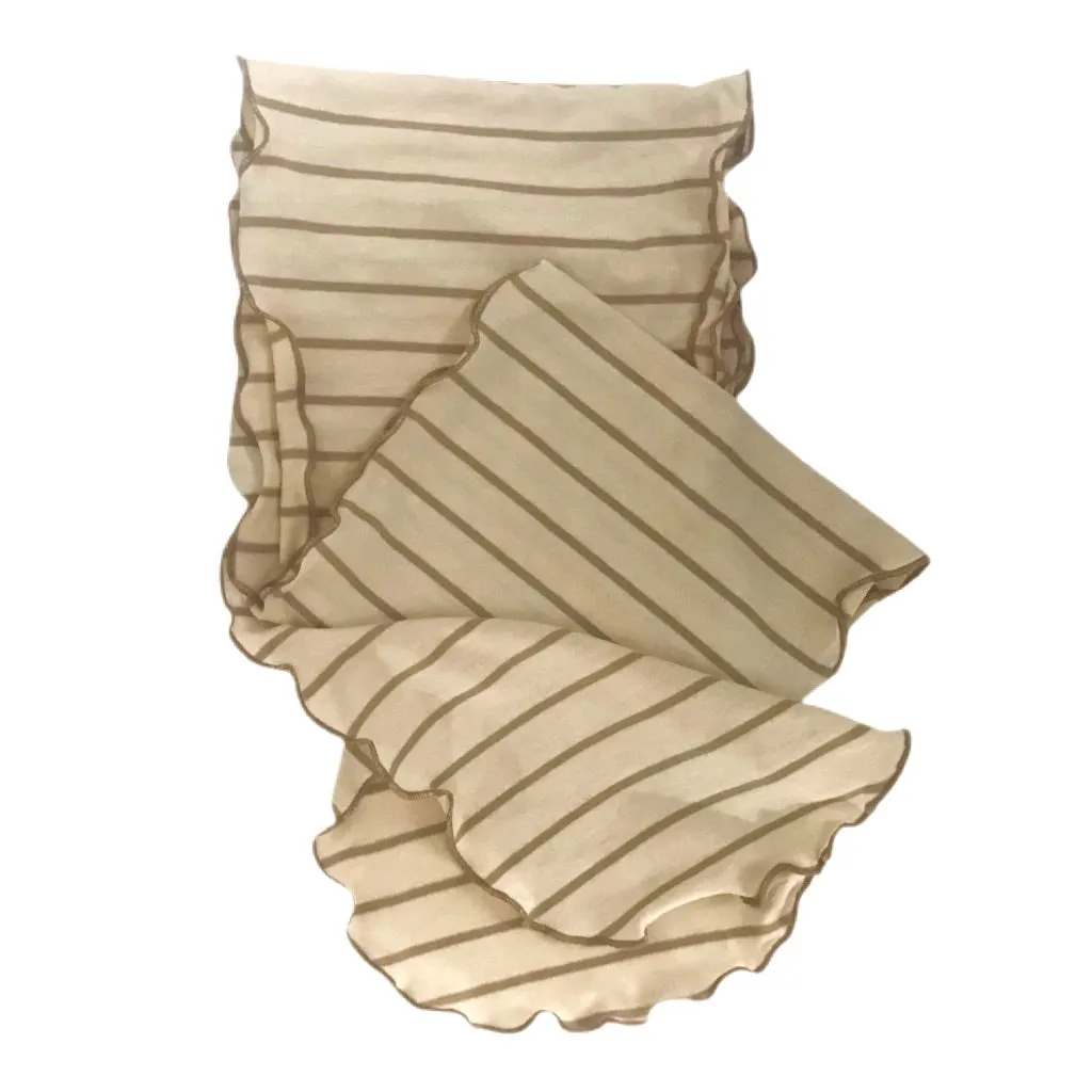 Best Head Wrap Stripe Mocha Cream