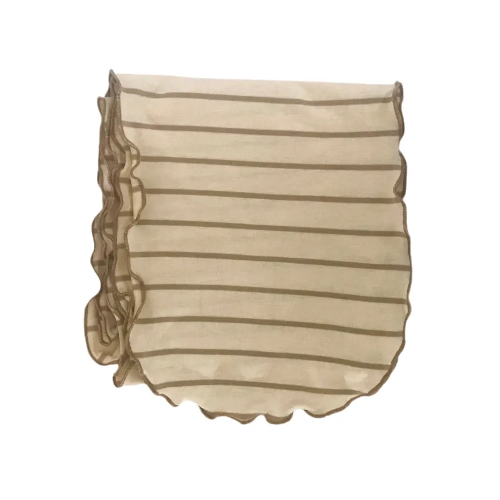 Best Head Wrap Stripe Mocha Cream