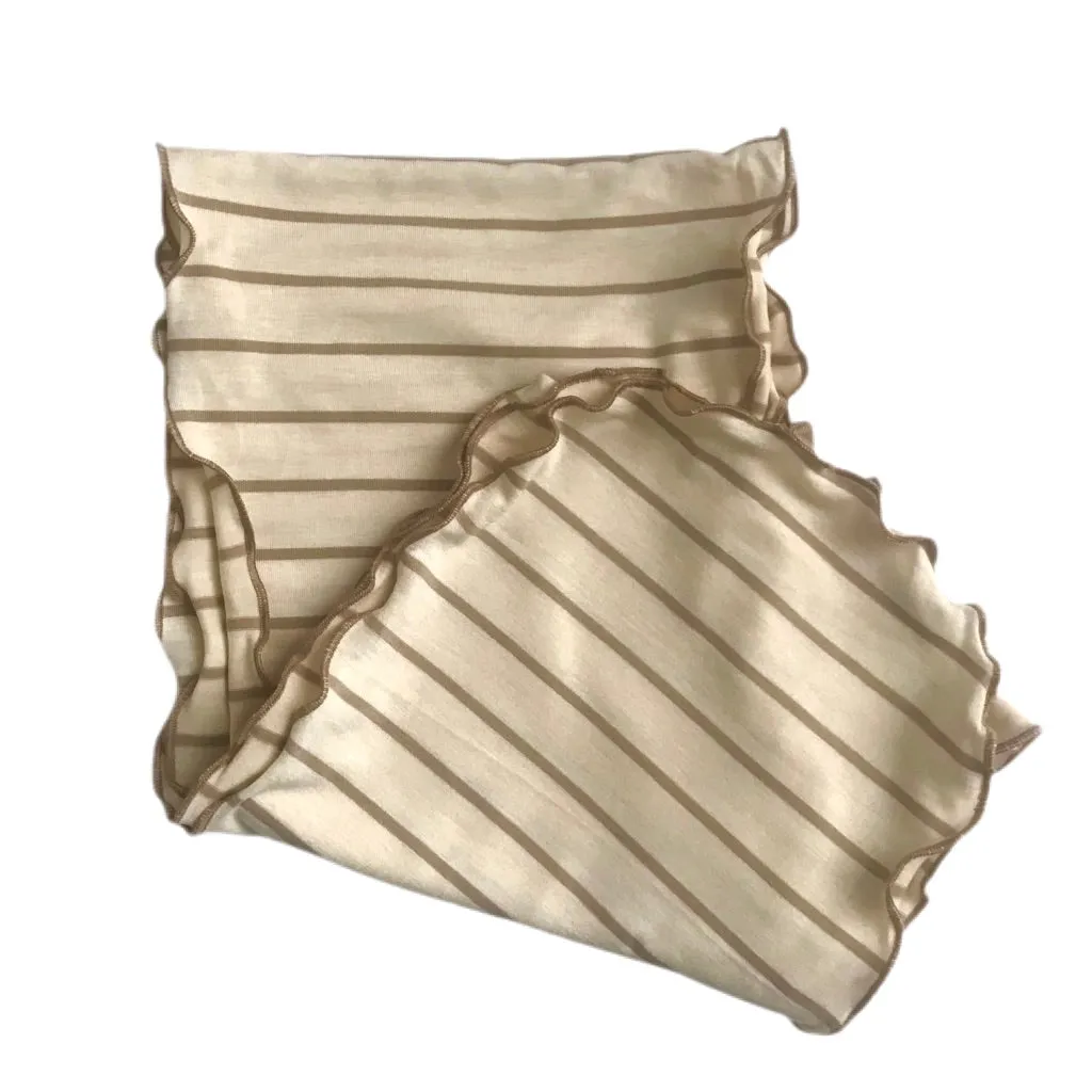 Best Head Wrap Stripe Mocha Cream