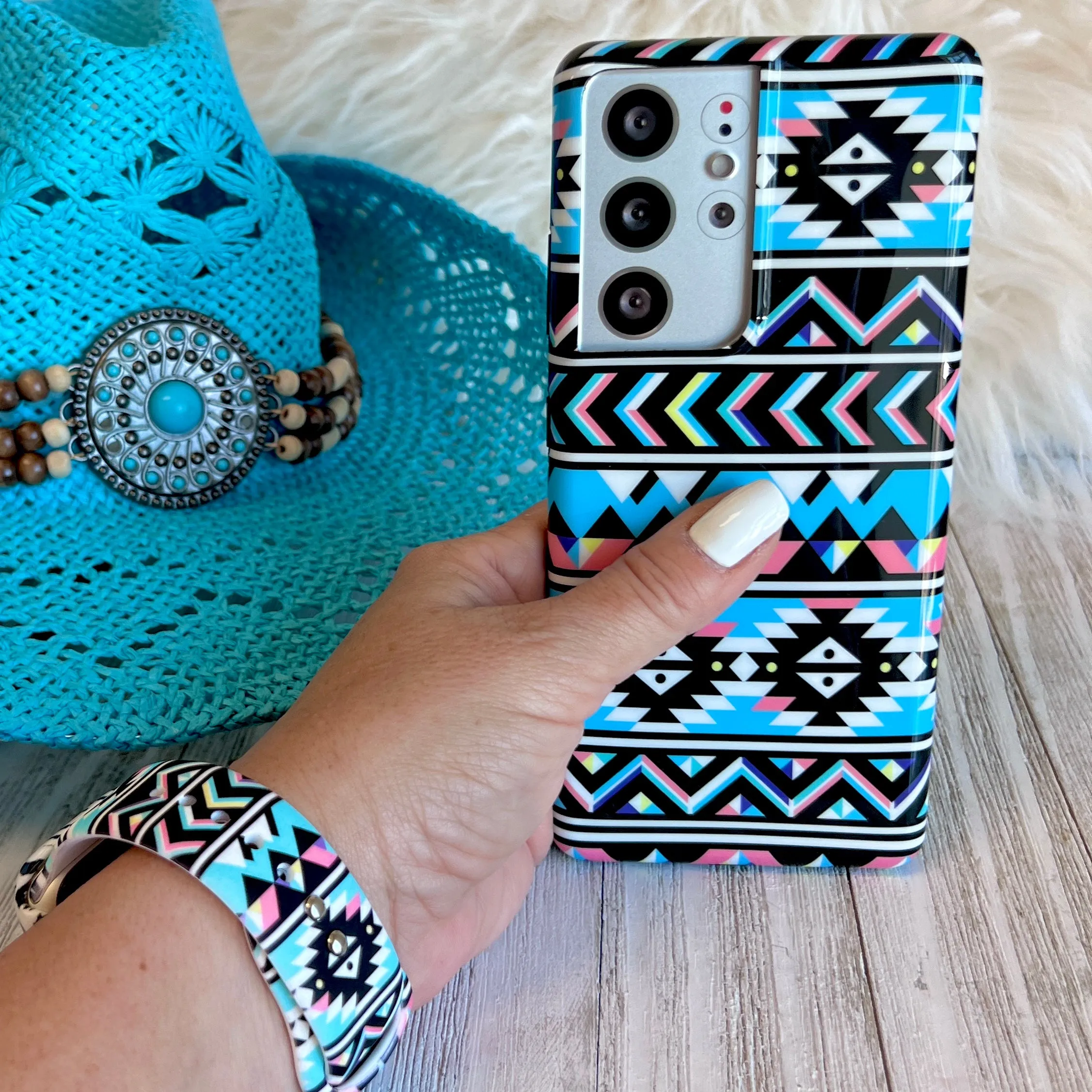 Boho-Chic Turquoise Case For Samsung Galaxy