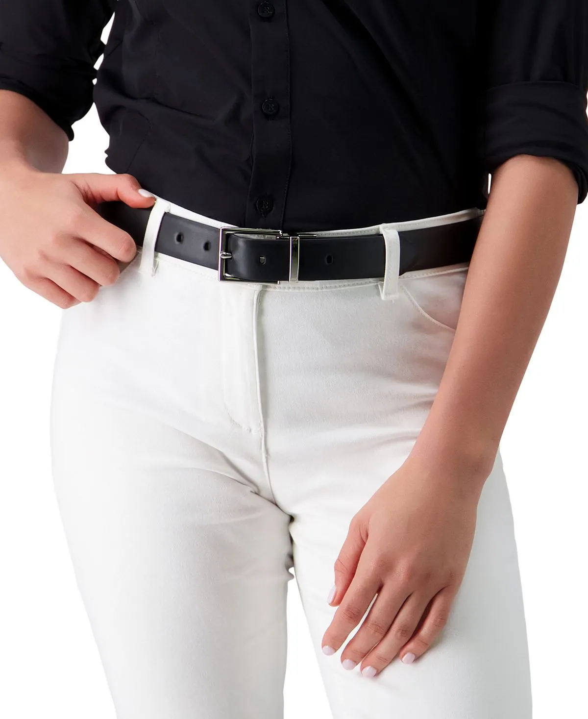 Calvin Klein Women's Reversible Leather Trouser Belt