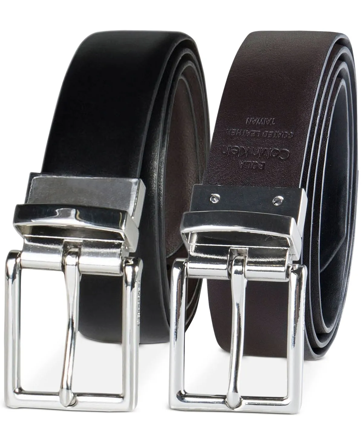 Calvin Klein Women's Reversible Leather Trouser Belt