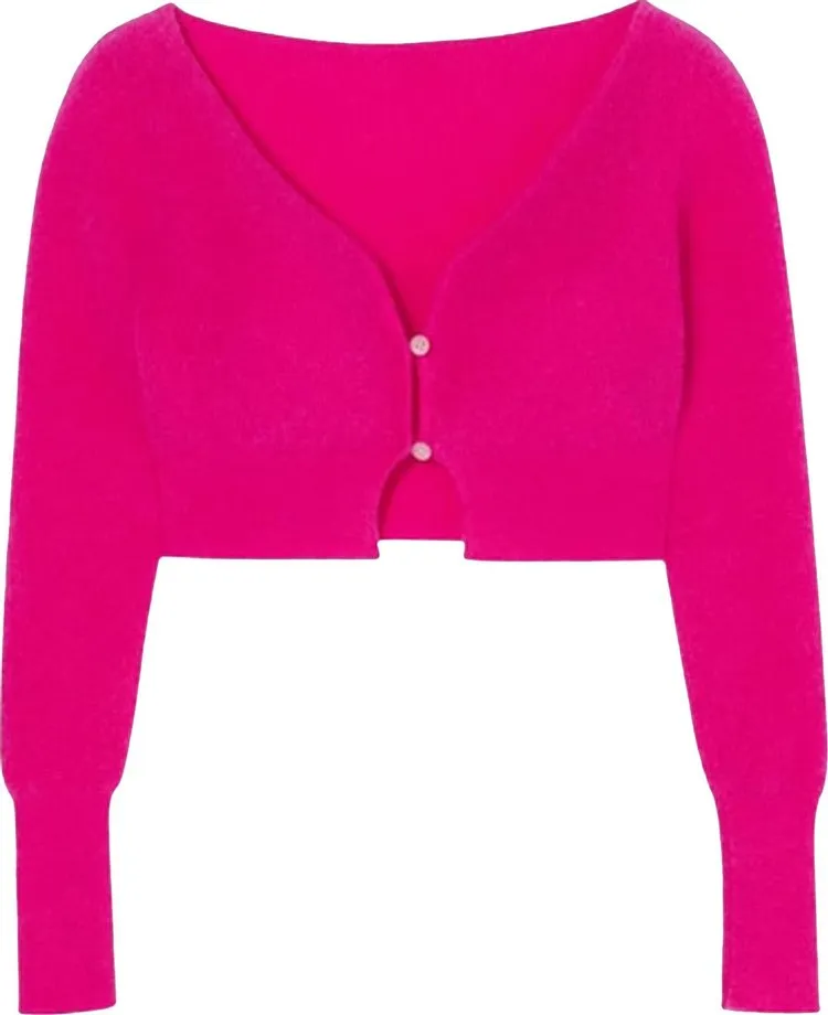 Cardigan Jacquemus Le Cardigan Alzou 'Pink', pink