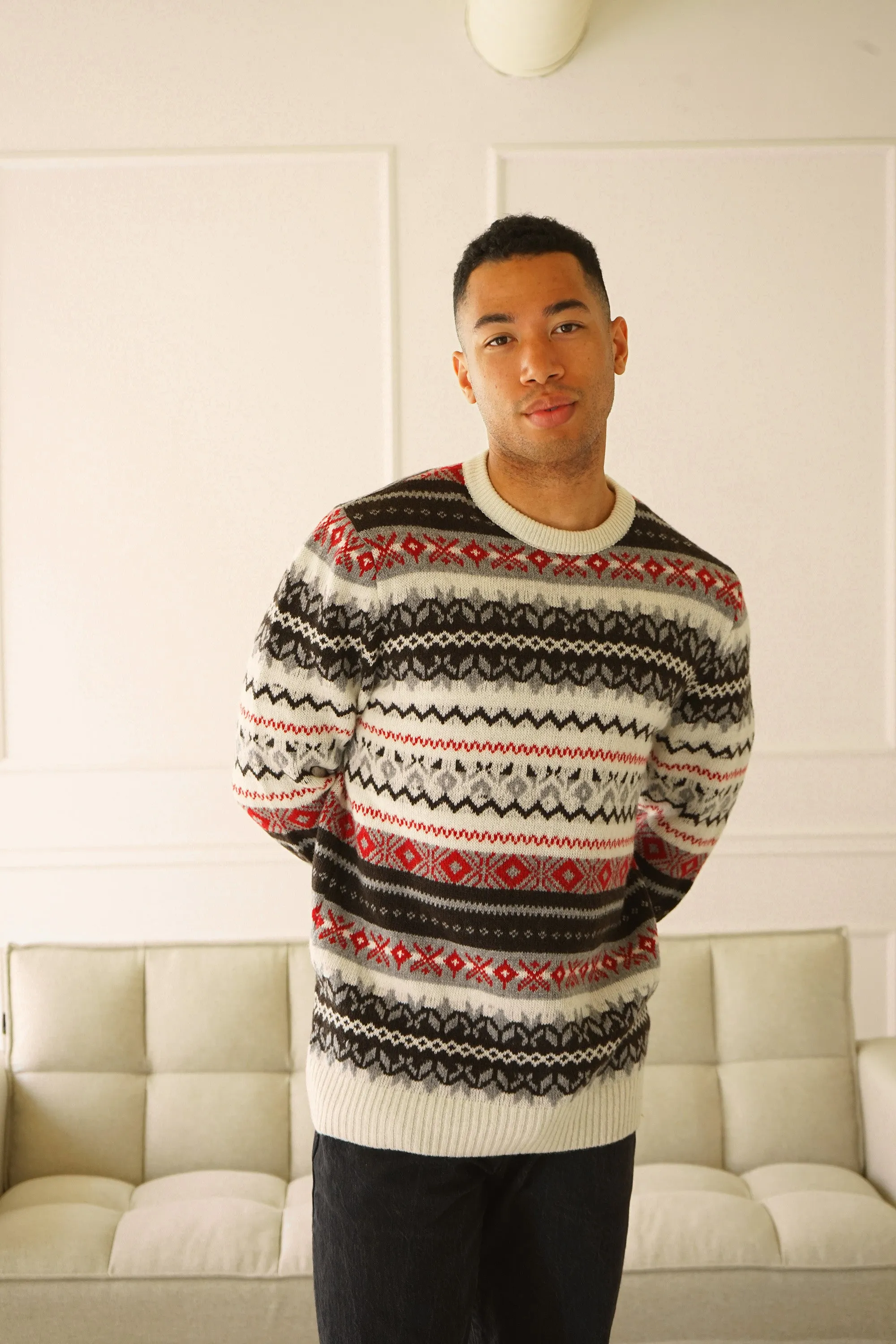 Chester Brown Fairisle Sweater