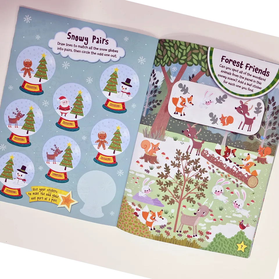 Christmas Sticker Activity Book: Winter Wonderland