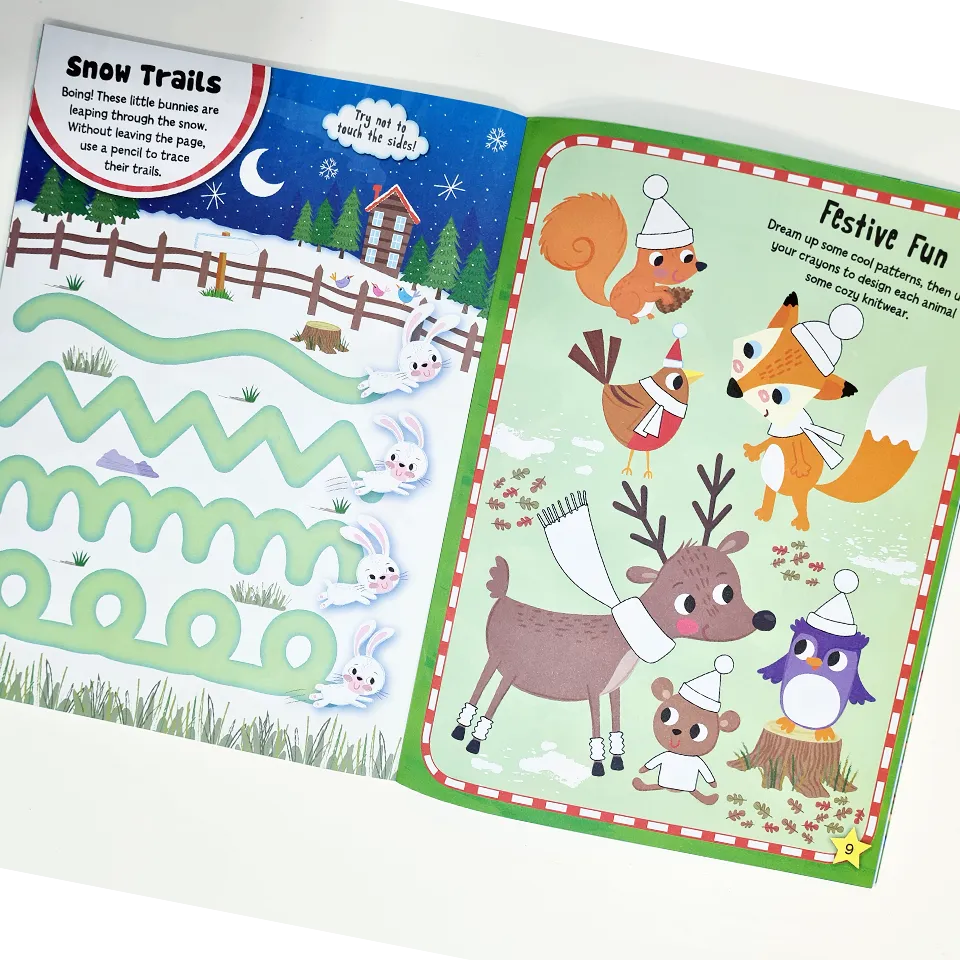 Christmas Sticker Activity Book: Winter Wonderland