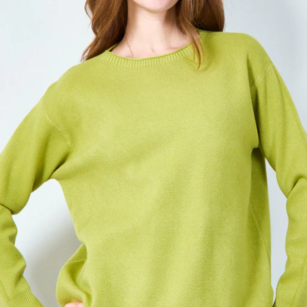 Classic crewneck sweater wholesale