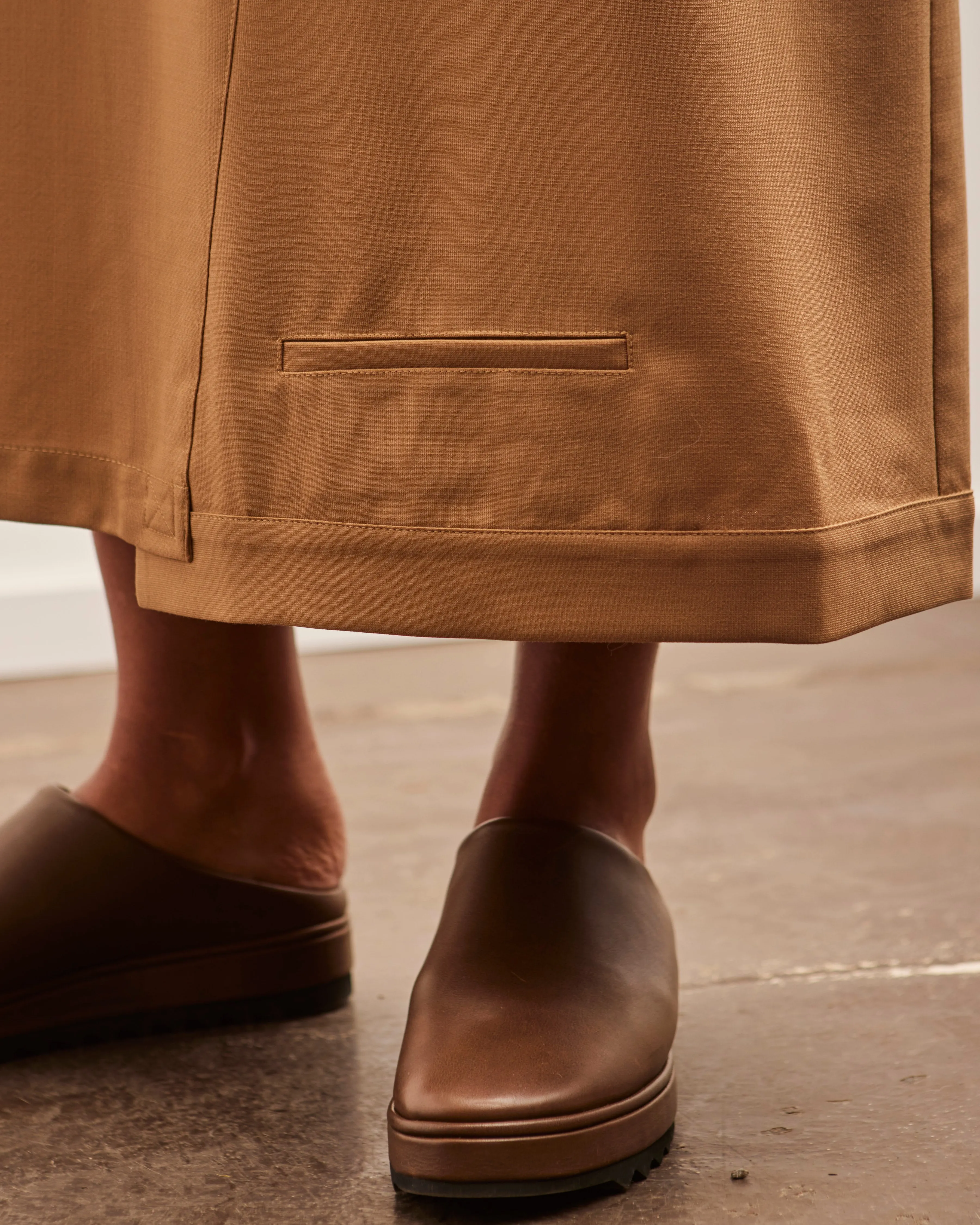 Cordera Tailoring Skirt, Camel