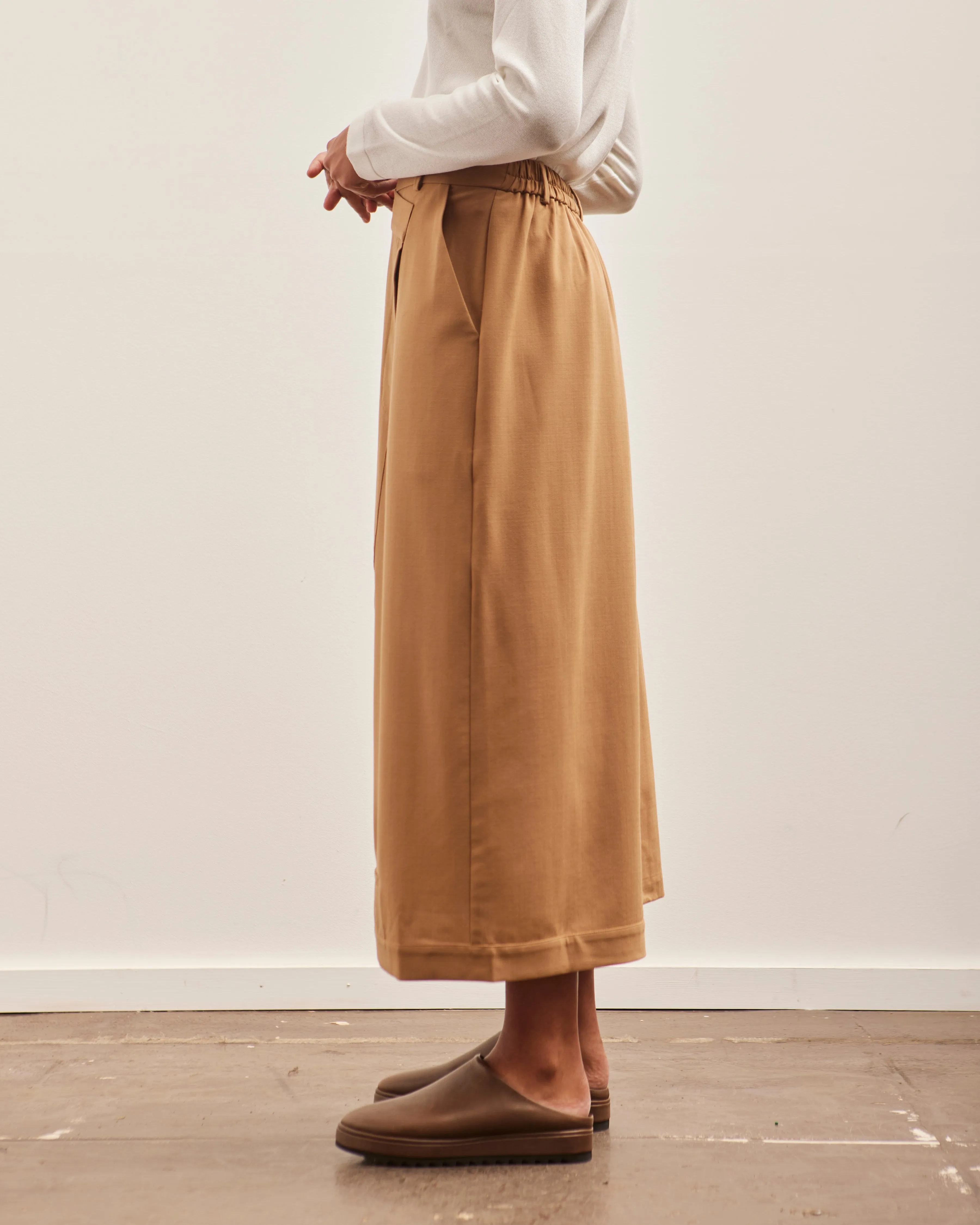 Cordera Tailoring Skirt, Camel