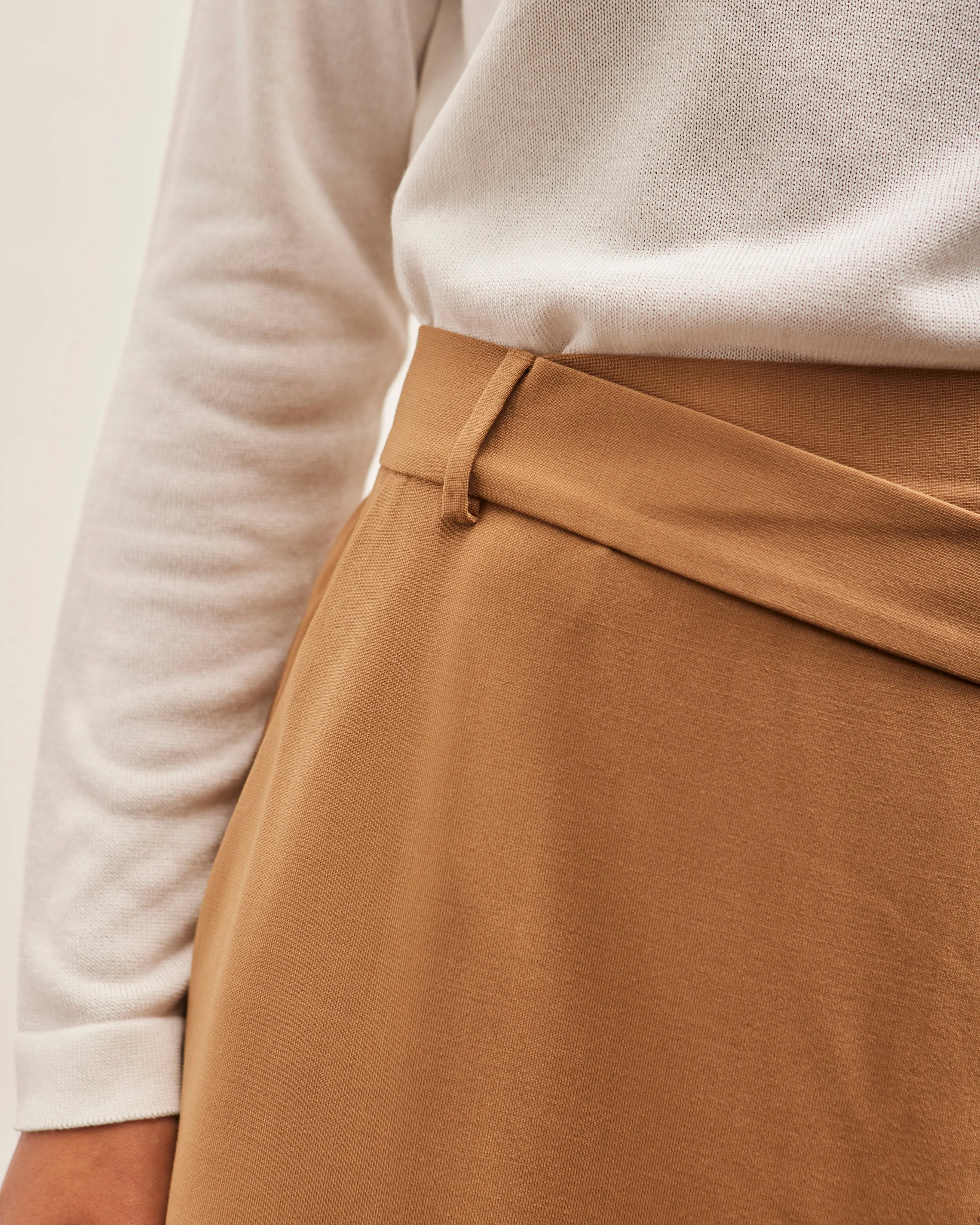 Cordera Tailoring Skirt, Camel