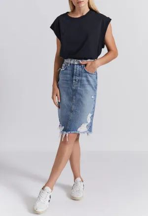 Current Elliott - THE ULTRA HIGH WAIST SKIRT