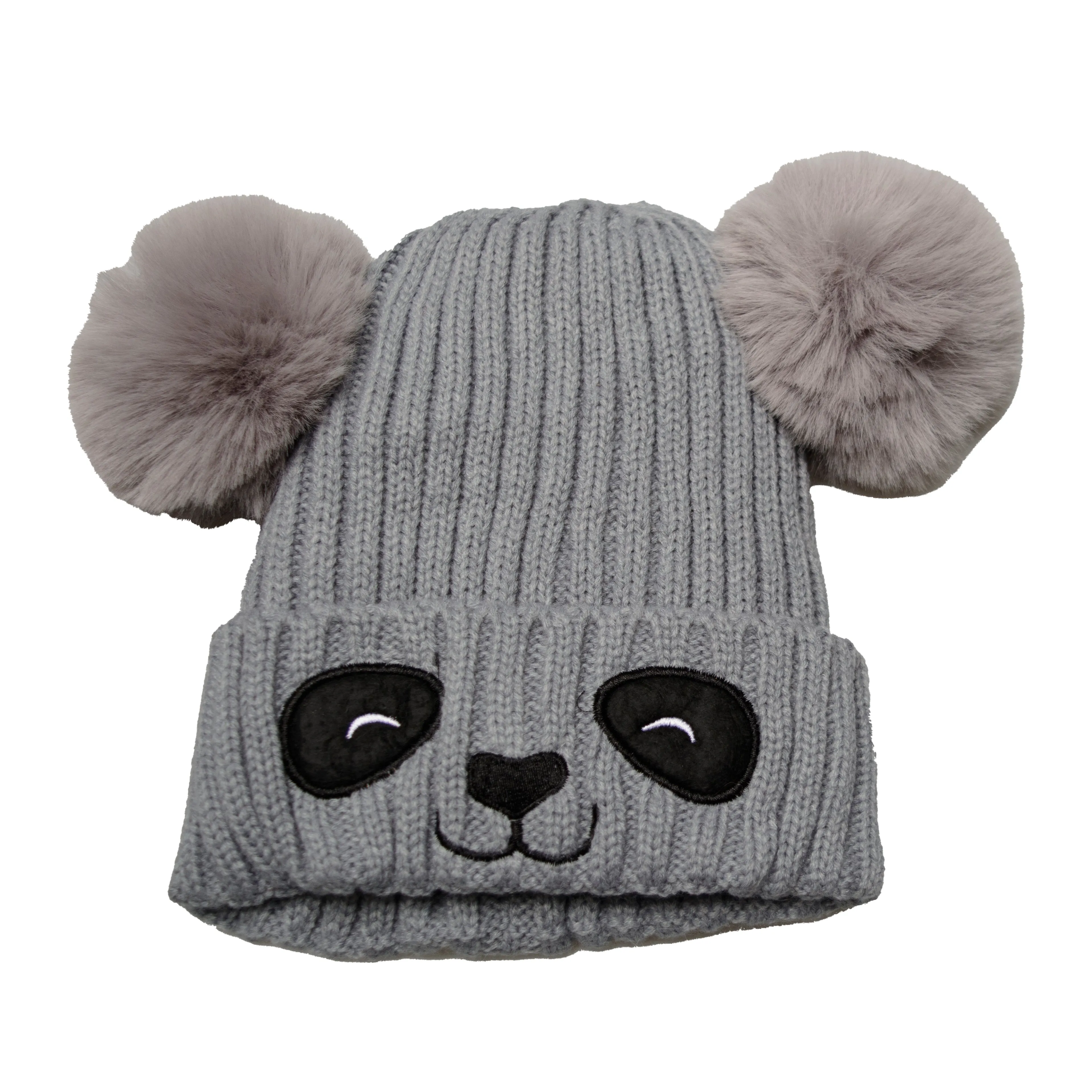 Cute Panda Winter Beanie Knit Beanie For Kids