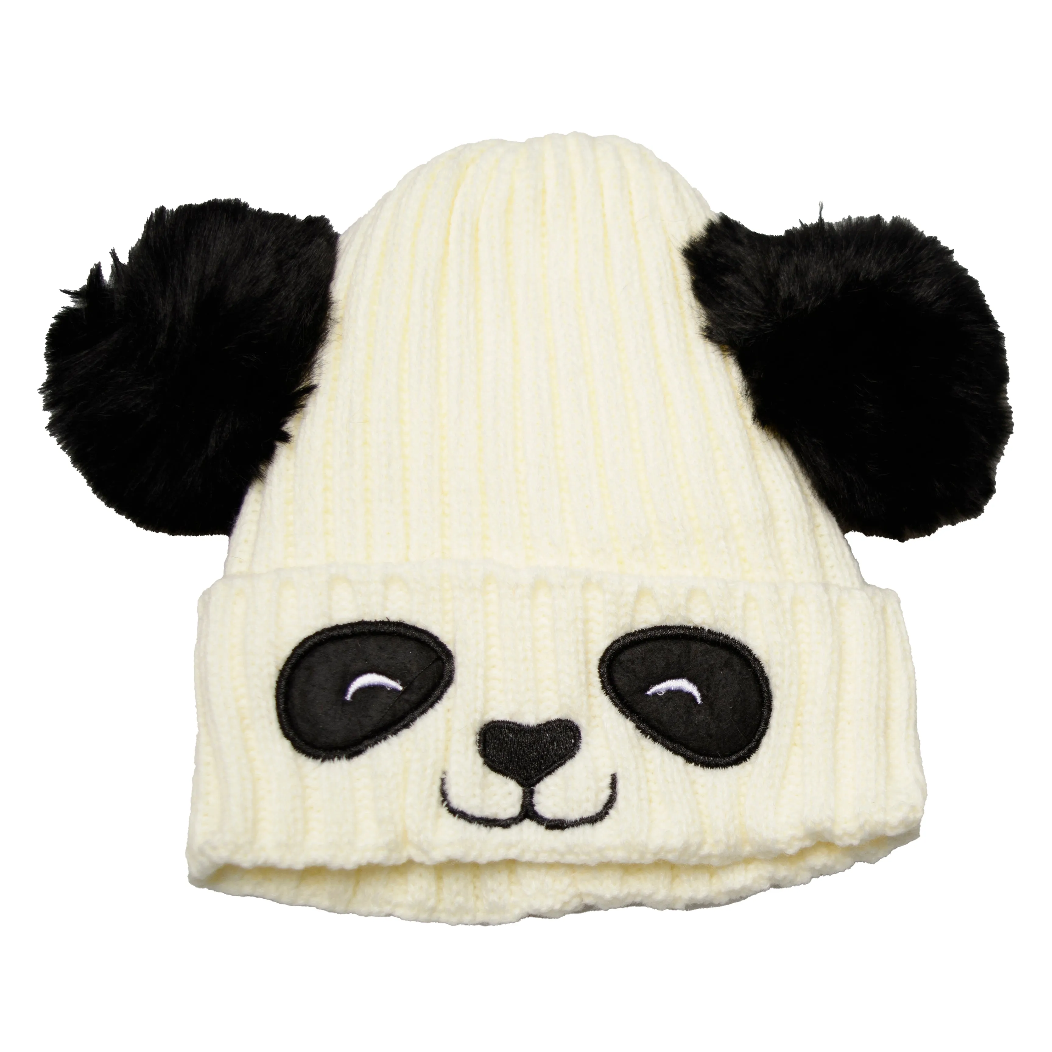 Cute Panda Winter Beanie Knit Beanie For Kids