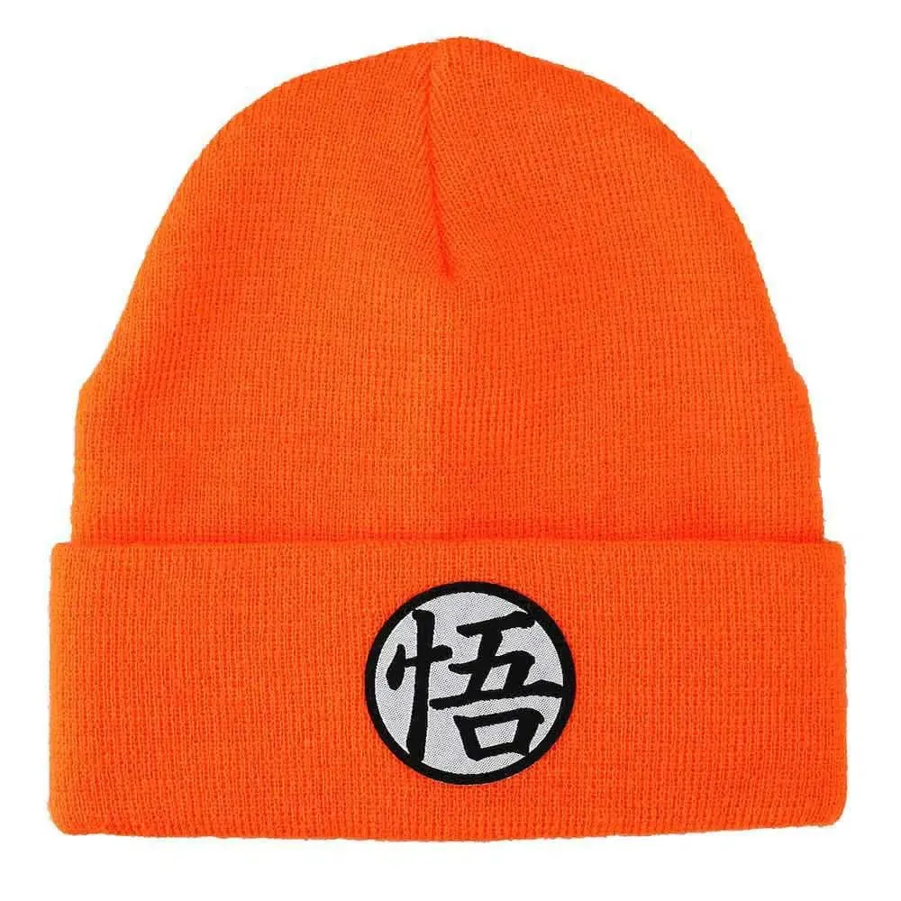 Dragon Ball Z - Goku & Turtle Hermit Kanji Symbols Cuff Beanie Hat (2-Pack) - Bioworld