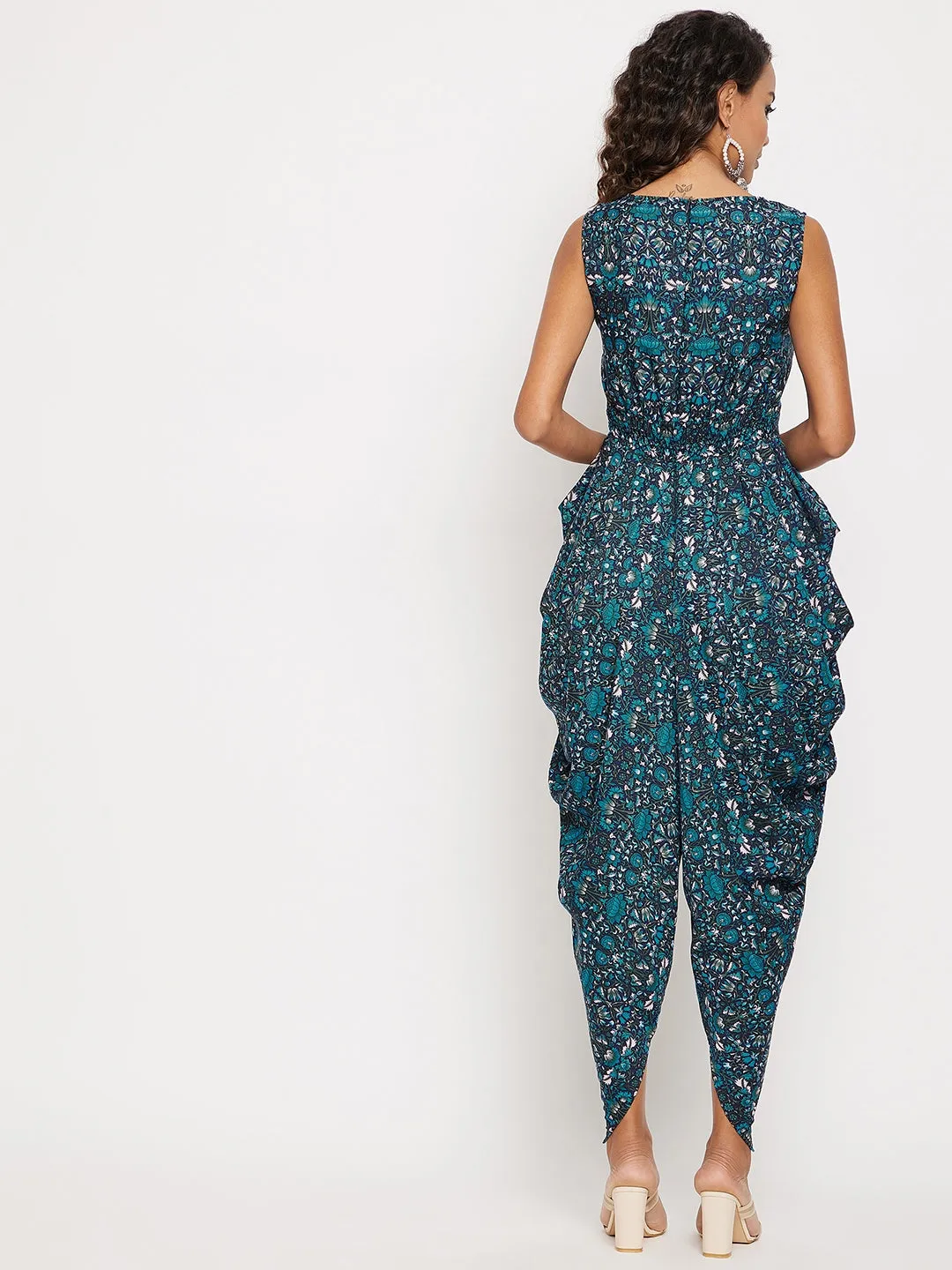 Elasticated Ethnic Dhoti Jumpsuit