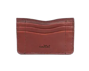 Elegant Brown Leather Card Holder: A Stylish Essential for Your Cards.ART:-LA-1463