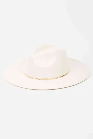 Fame Slice of Chic Herringbone Chain Fedora