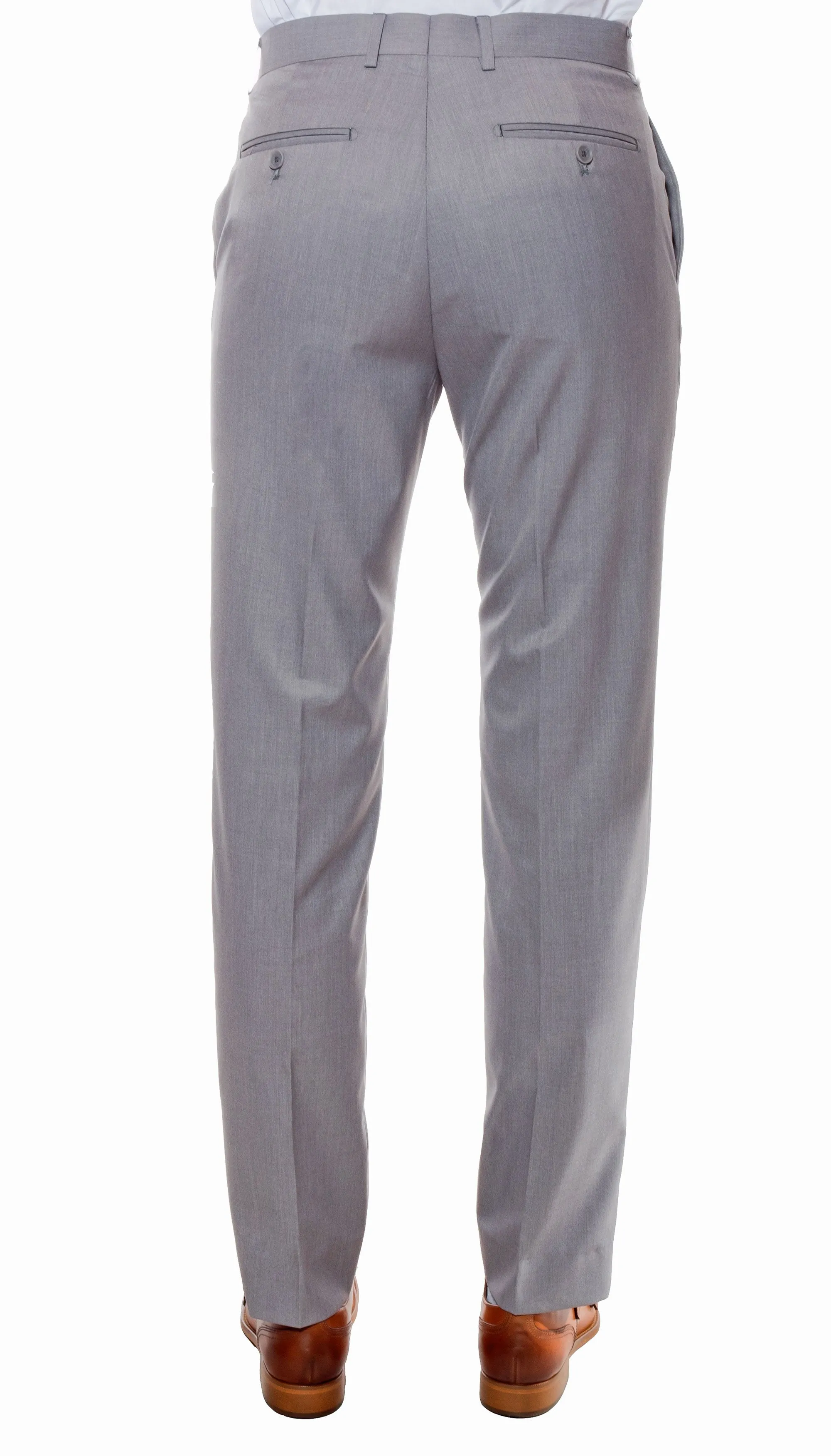 Ferrecci Mens Savannah Light Grey Slim Fit 3 Piece Suit