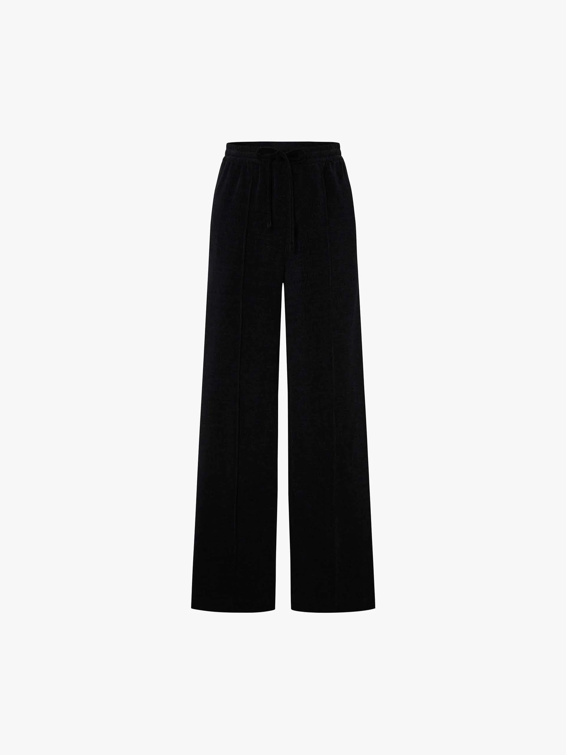 Front Seams Corduroy Pants