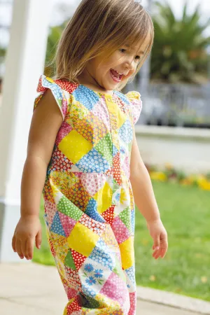 Frugi Etta Playsuit in Patchwork