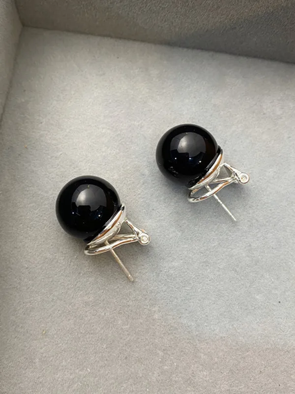 Geometric Imitation Pearl Earrings Accessories