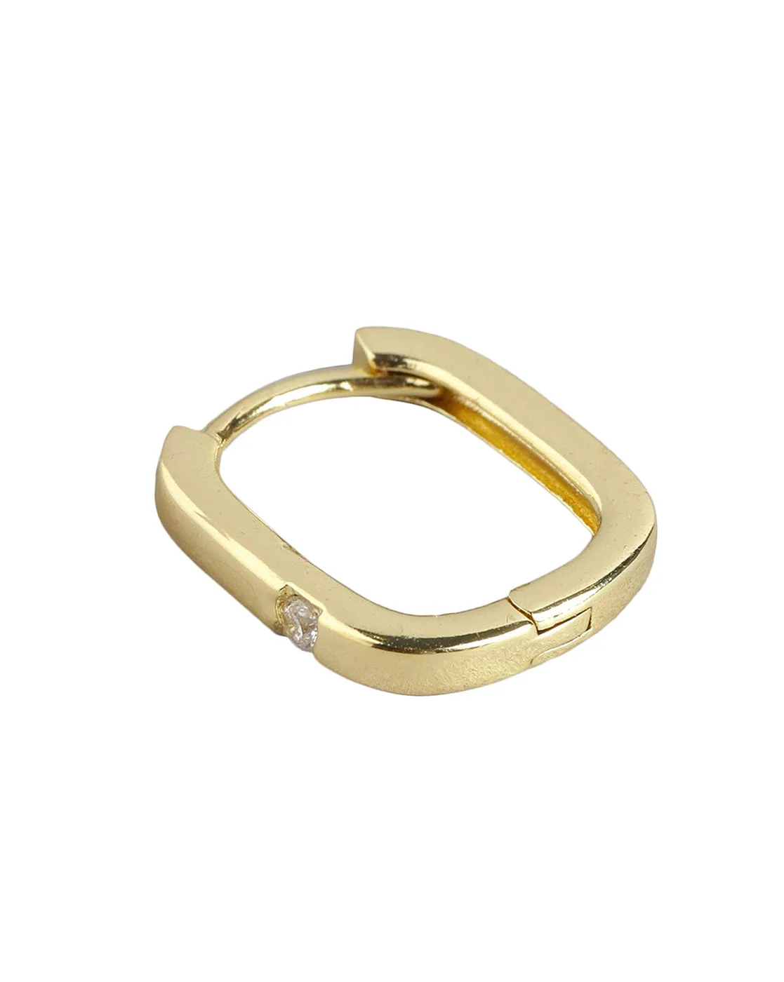 Gold Plated Stylish Hoop Earring For Women