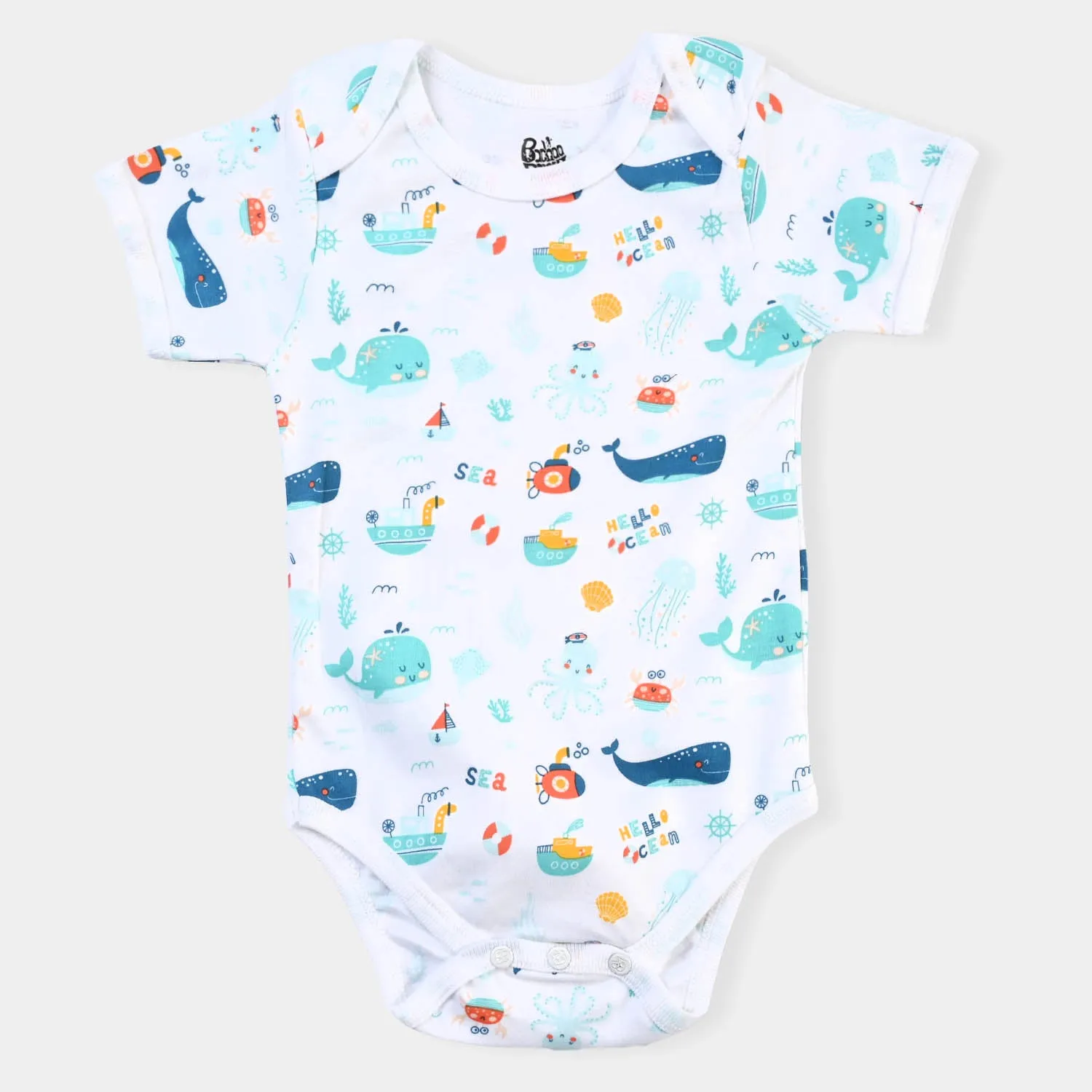 Infant Boys Cotton Poplin Romper Set-mIX