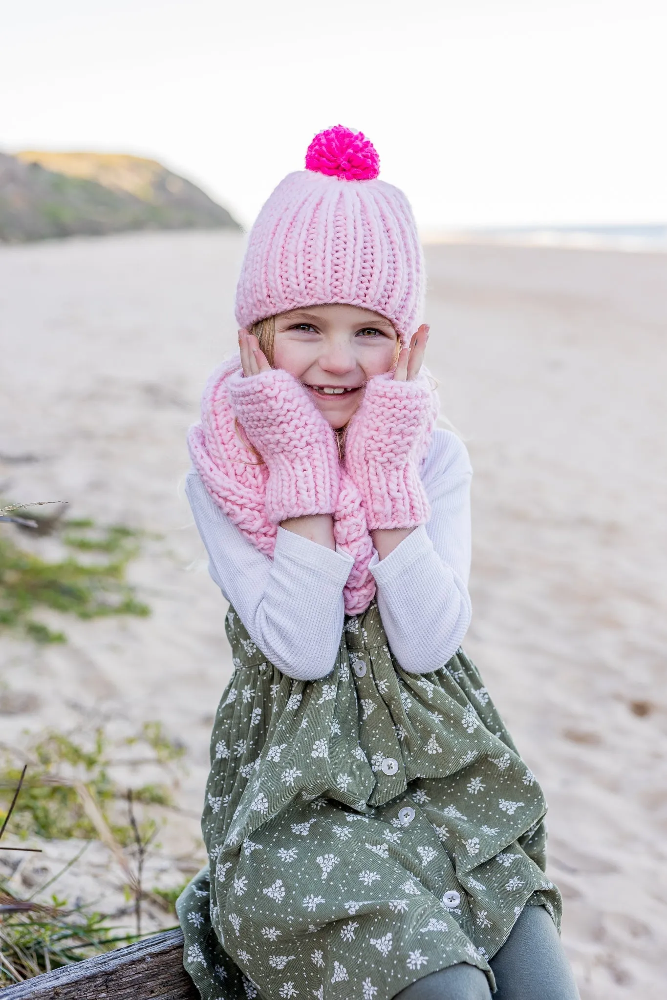 Journey Chunky Beanie Pink