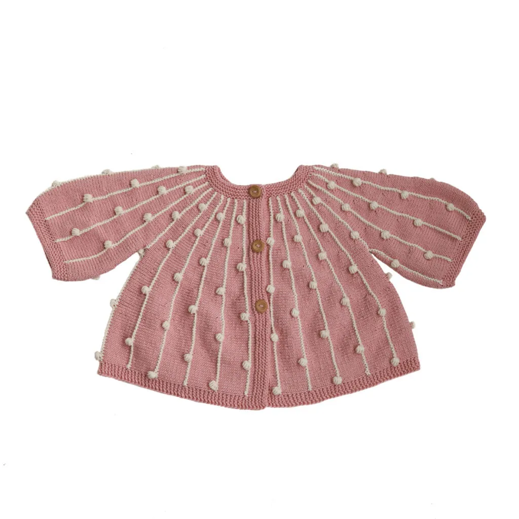 kalinka Alyssa Cardigan-Dusty pink