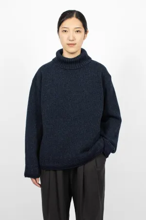 Kloe Simple Knit Jumper Dark Navy