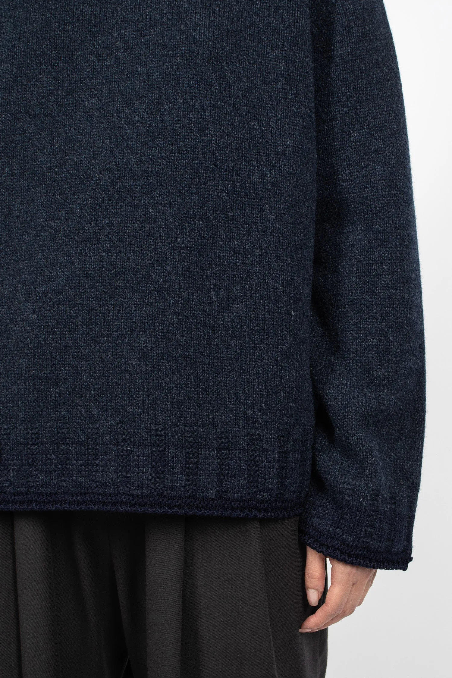 Kloe Simple Knit Jumper Dark Navy