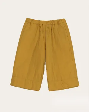 Leo Trousers Quilted Organic Cotton Mustard