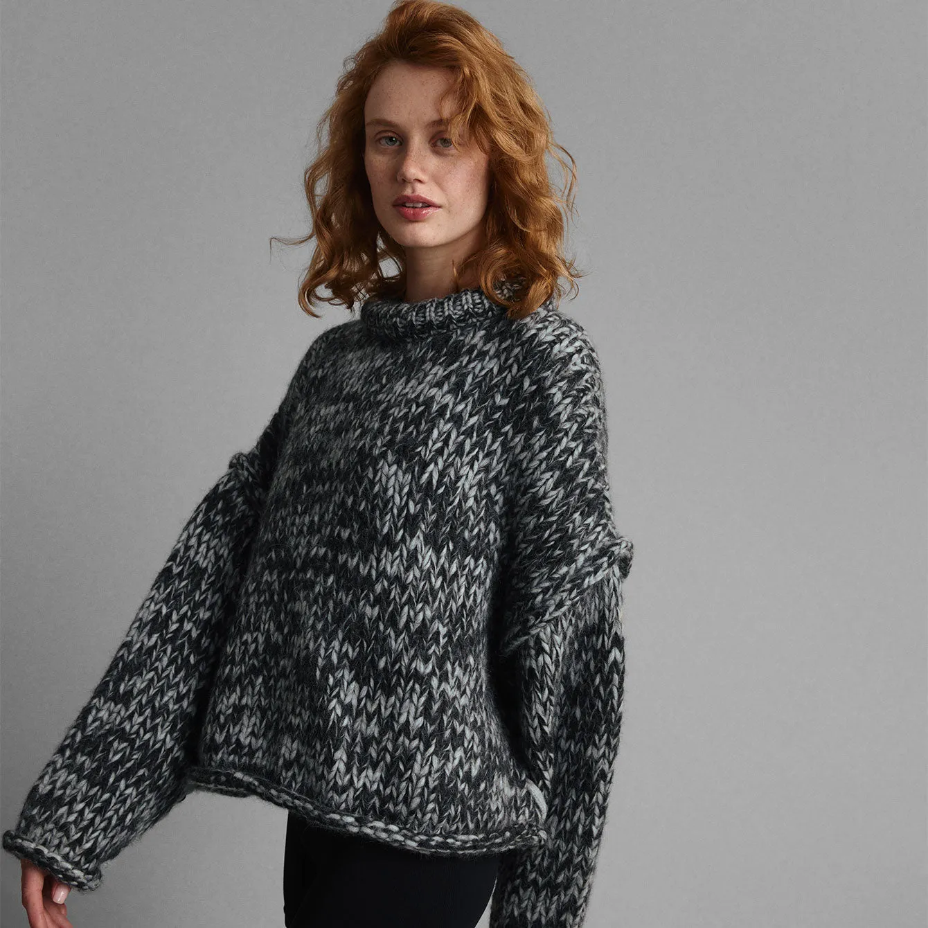 Lofty Wool Whip Stitch Pullover