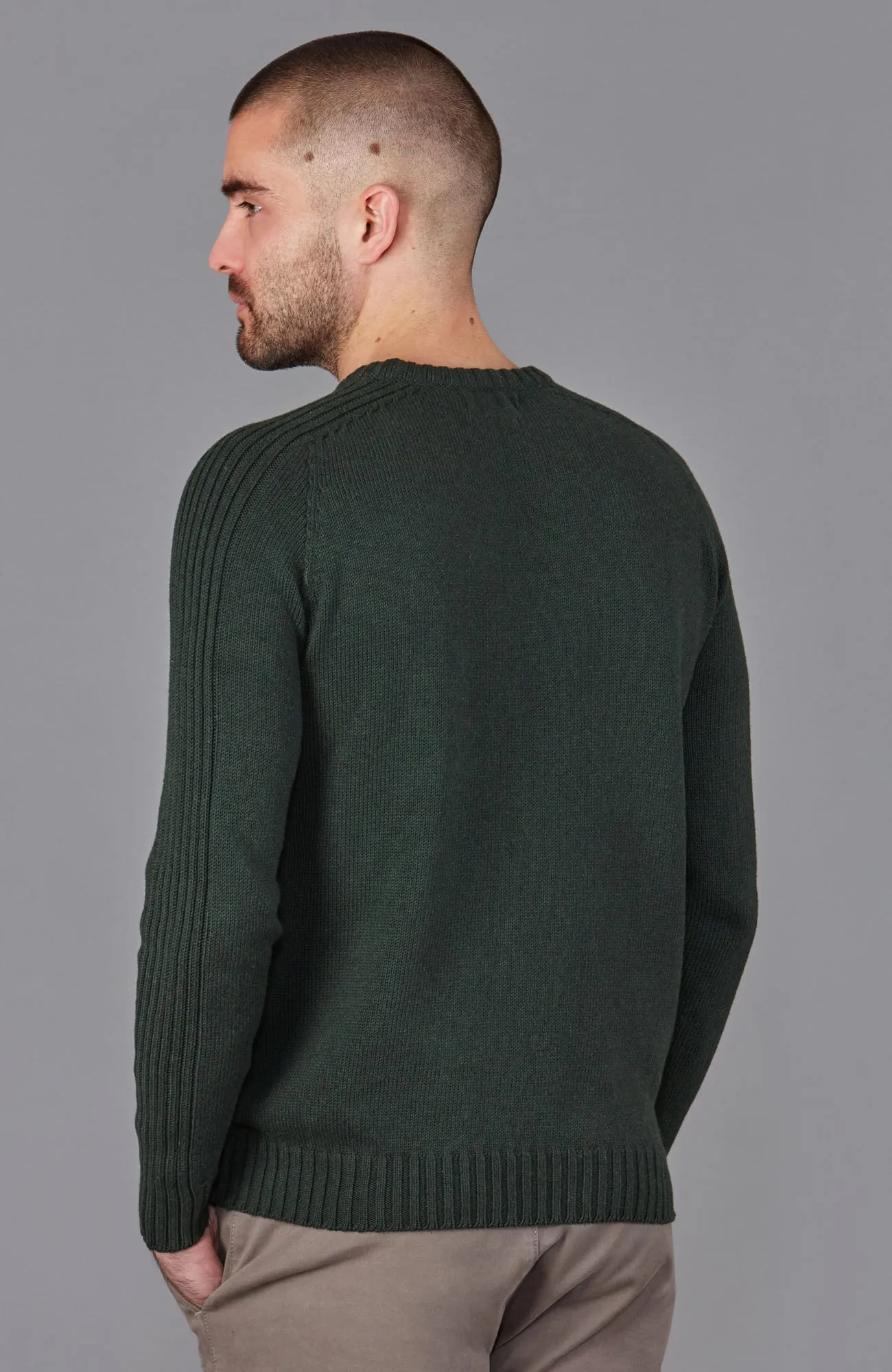 Mens Organic Cotton Crew Neck Jumper