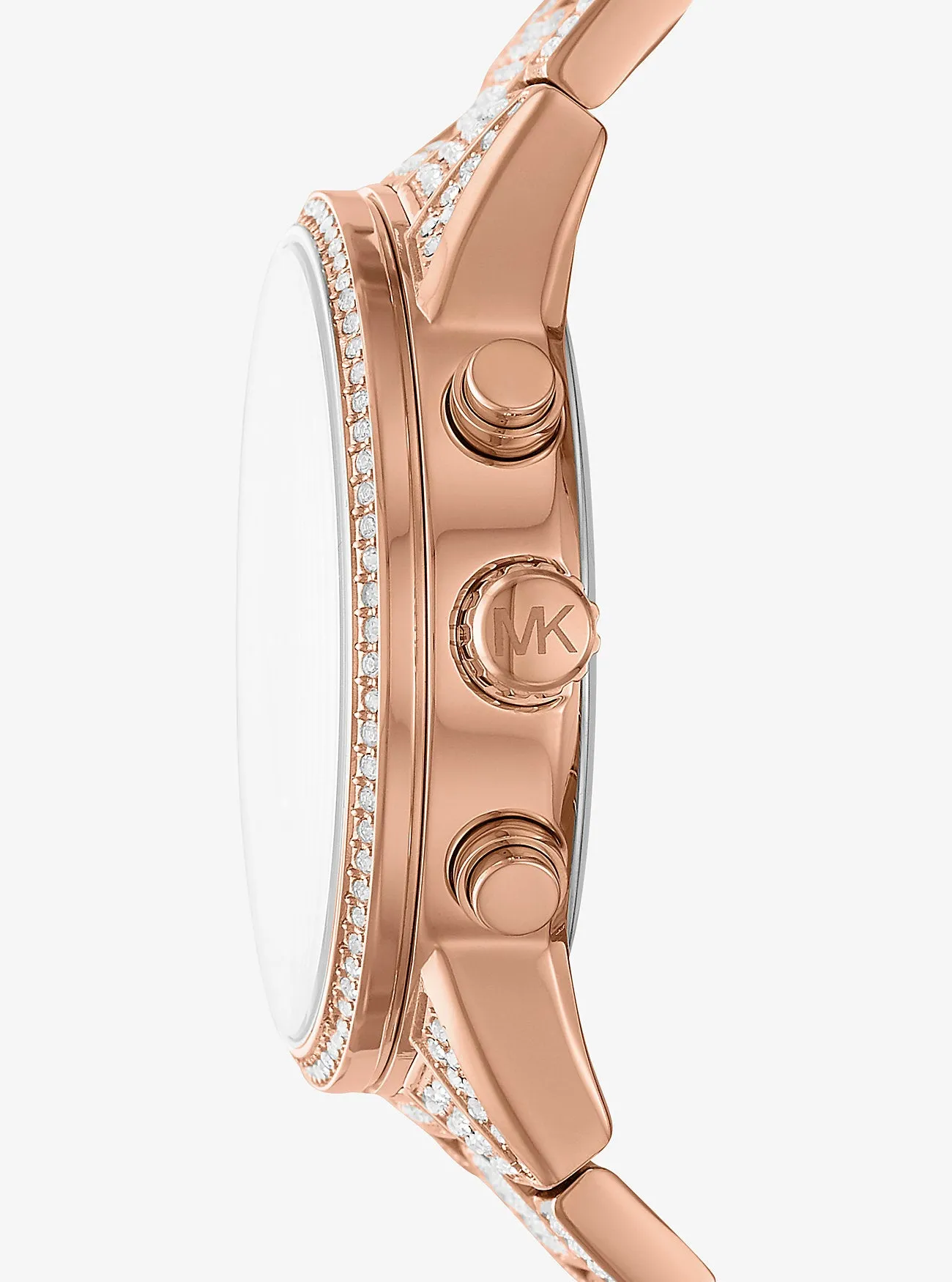 Michael Kors Rose Gold Ritz Pavé Watch, Pink