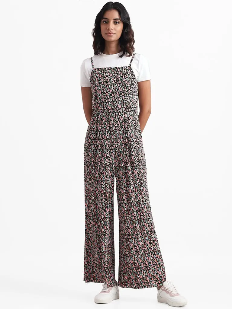 Colorful Floral-Print Nuon Jumpsuit for Women - Stylish and Comfortable One-Piece Outfit