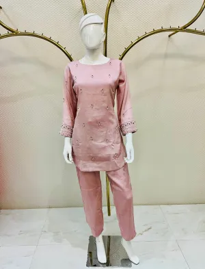 ORCHID PINK TWO PIECE PALAZZO SET