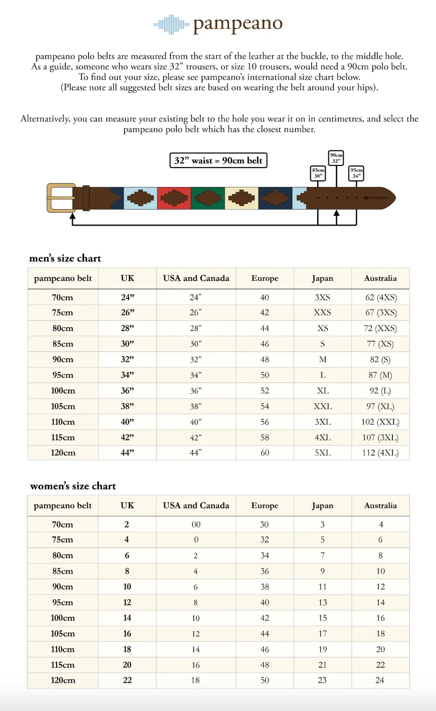 Pampeano Polo Belts