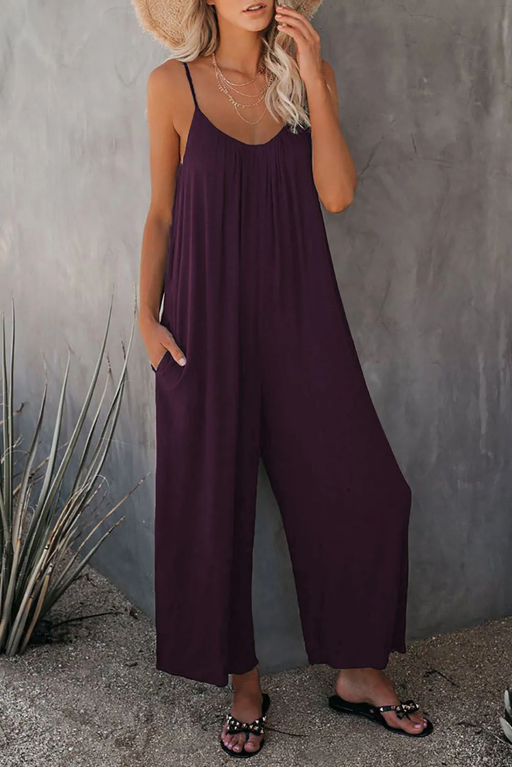 Pantalon Jumpsuits avec pockets pour femmes