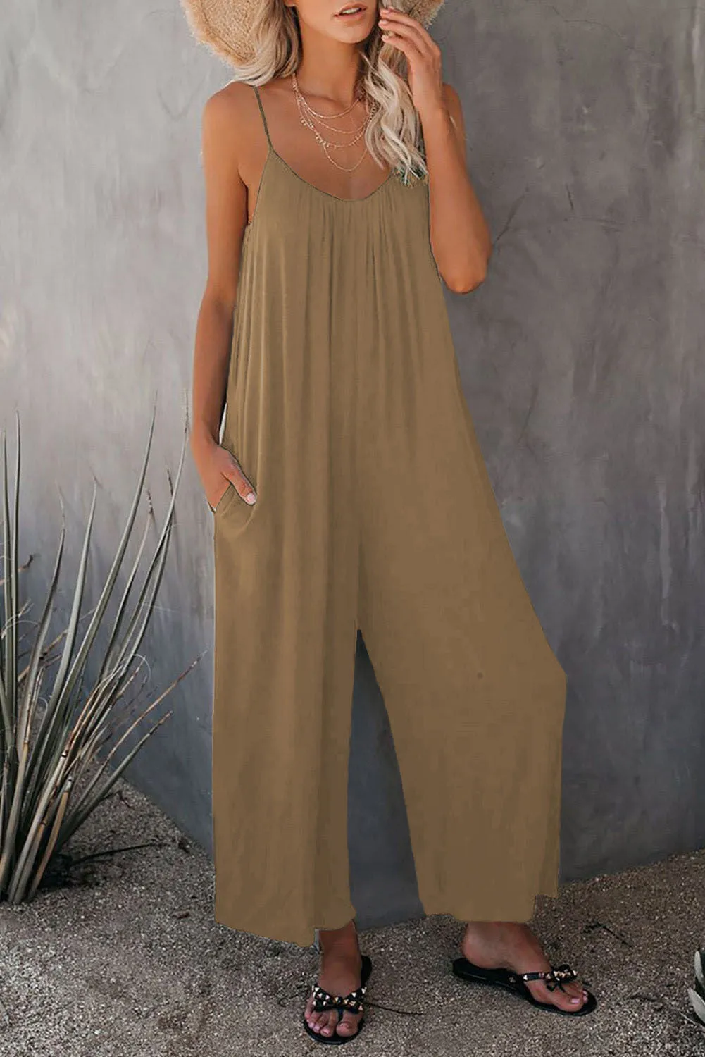 Pantalon Jumpsuits avec pockets pour femmes