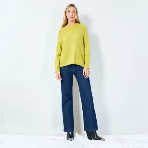 Relaxed fit pullover sweater wholesale