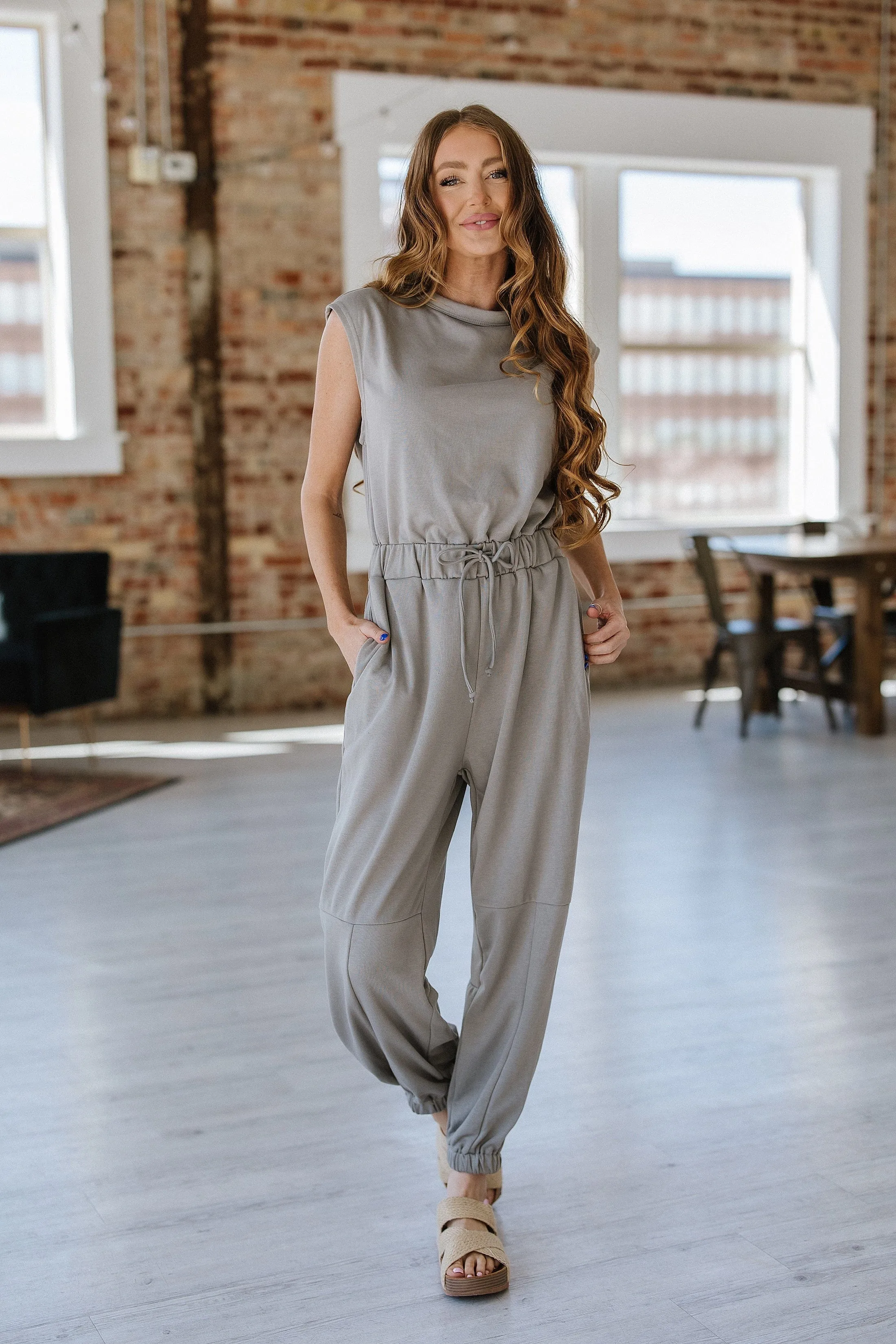 Rogelio Cap Sleeve Jogger Jumpsuit | S-XL